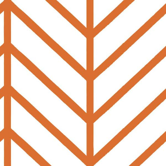 Herringbone Line Orange Peel and Stick Vinyl Wallpaper